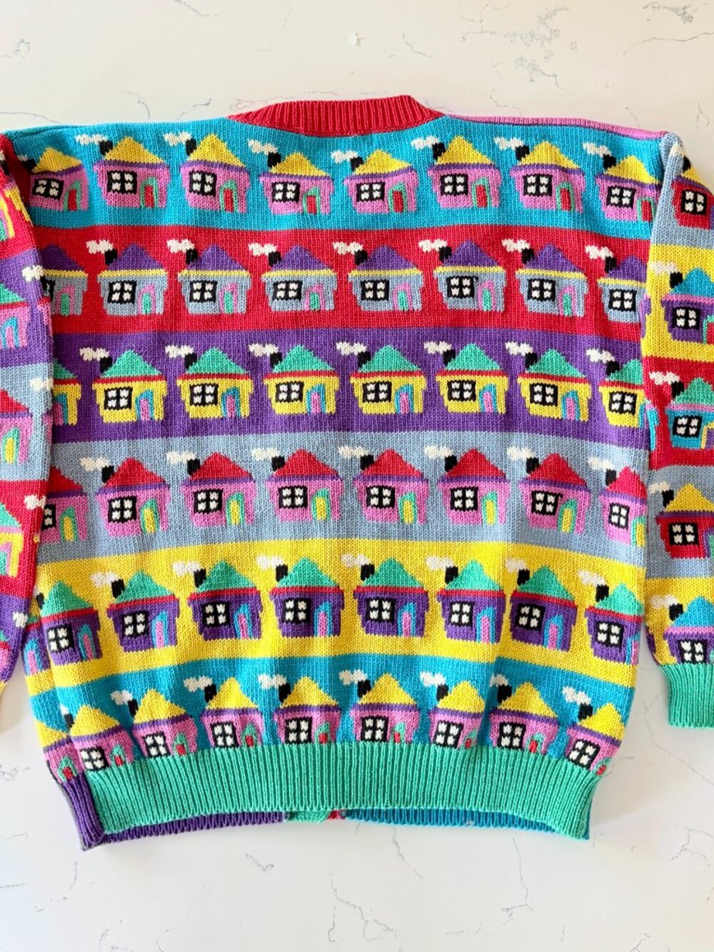 Vintage Christine Foley House Cardigan Cottagecore Sweater Sz 2 Hong Kong - Picture 2 of 11